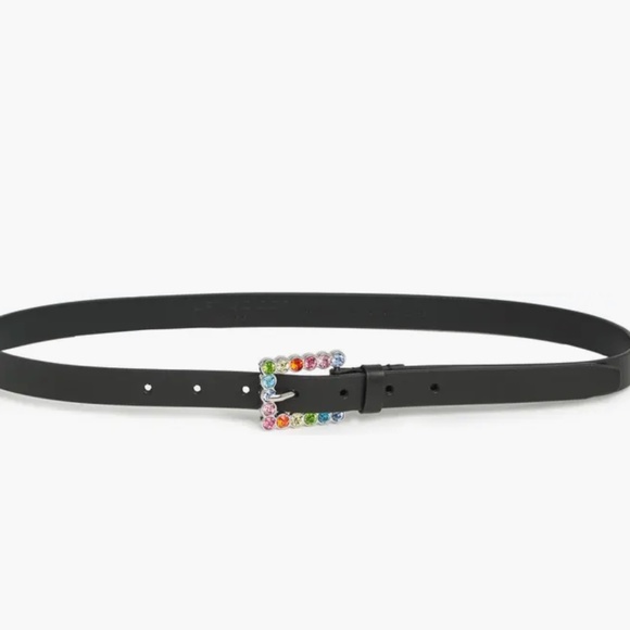 Kurt Geiger Accessories - New🌈Kurt Geiger Crystal Buckle Belt KG Kurt Geiger